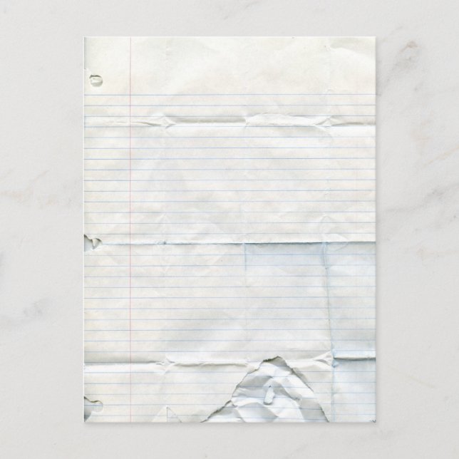 Carte postale papier carnet (Devant)