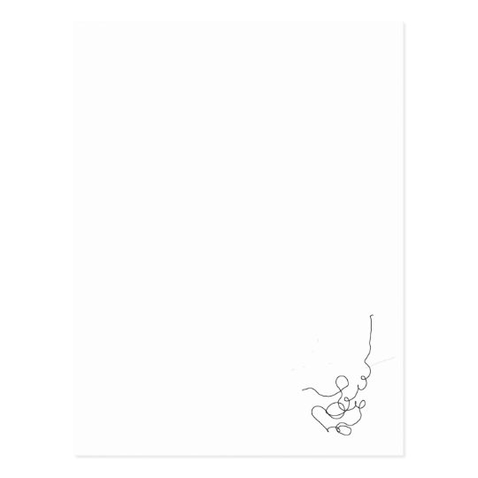 Carte Postale papier, crayon