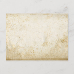 Carte postale papier d'antiquité Vintage vierge
