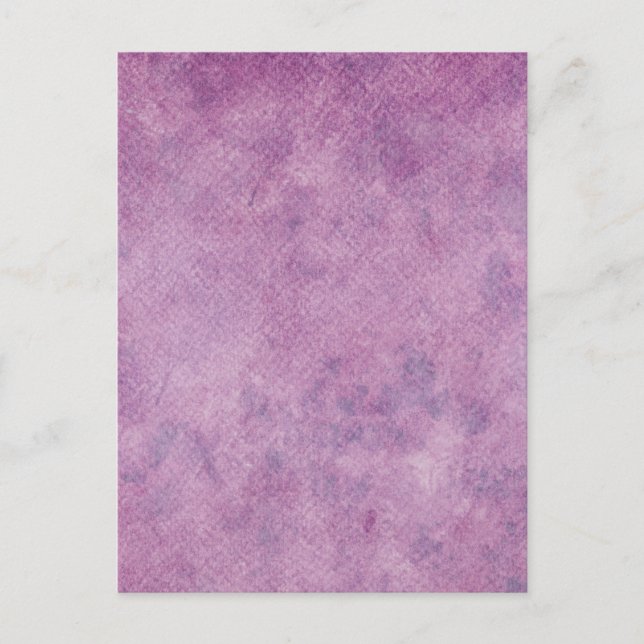 Carte Postale Papier d'aquarelle violet Arrière - plan Modèle bl (Devant)