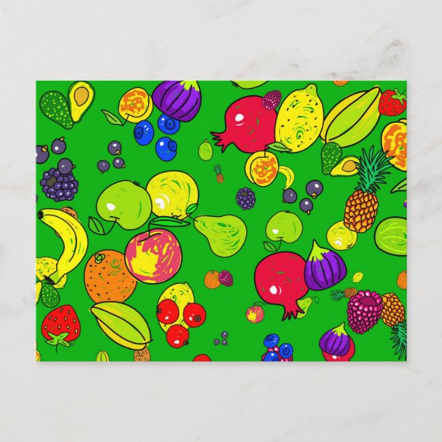 Carte Postale Papier peint (Devant)