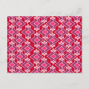 Carte Postale Papier peint Art Déco Motif, Vin Bourgogne