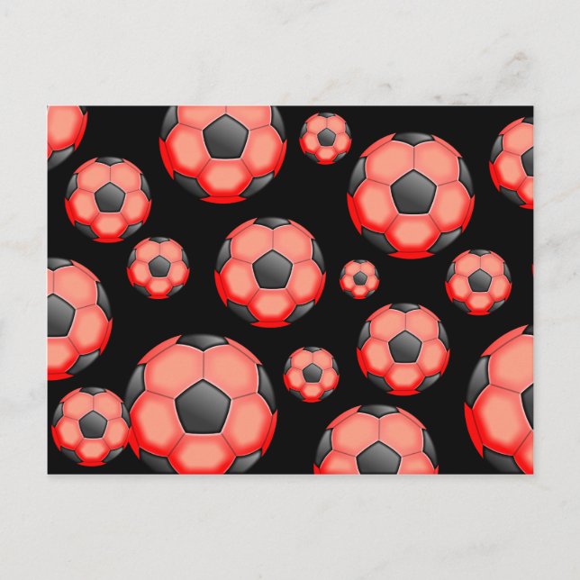 Carte Postale Papier peint de soccer (Devant)