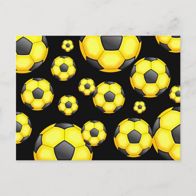 Carte Postale Papier peint de soccer (Devant)