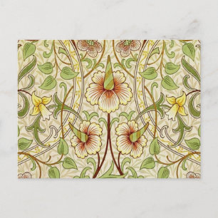 Carte Postale Papier peint fleur classique jonquille de William