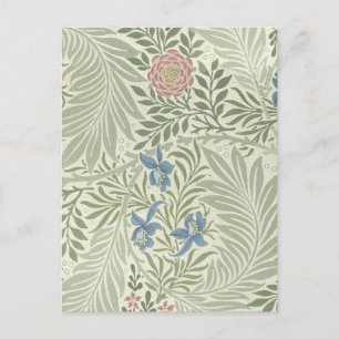 Carte Postale Papier peint floral de William Morris Larkspur