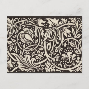 Carte Postale Papier peint floral Narcisse William Morris
