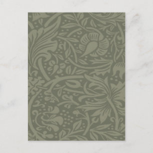 Carte Postale Papier peint floral Narcisse William Morris