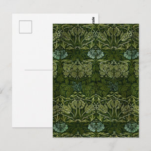 Carte Postale Papier peint Grande Tulipe Rose de William Morris