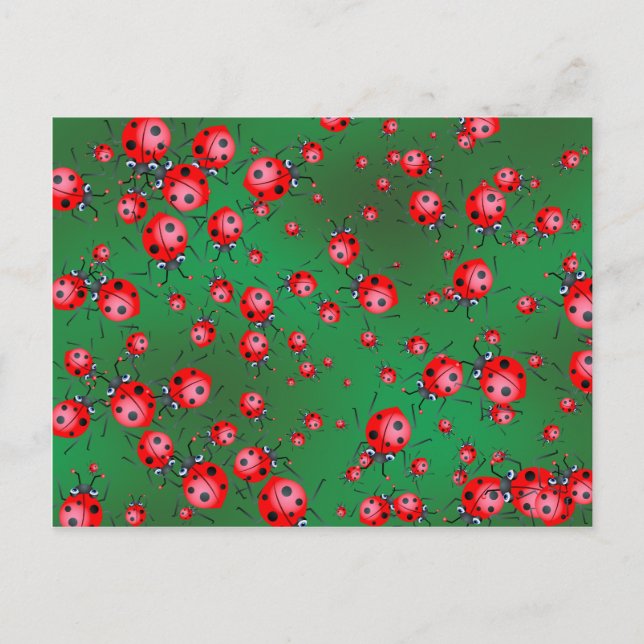 Carte Postale Papier peint Ladybug (Devant)