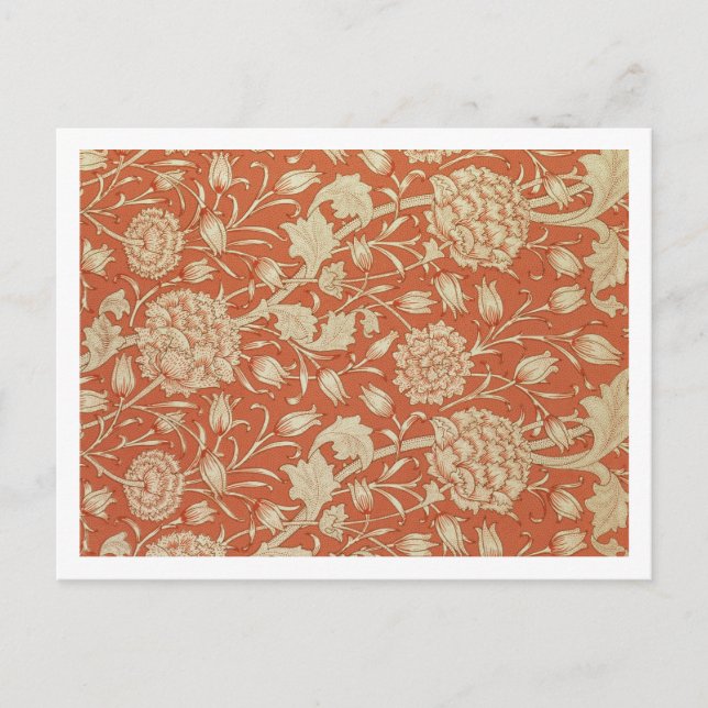 Carte Postale Papier peint Tulip, 1875 (Devant)