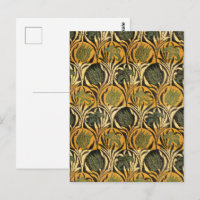 Papier Peint Vintage Tulipe Lily Or William Morris