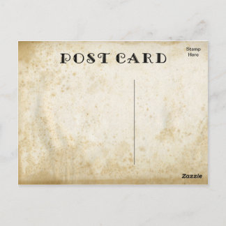 Carte Postale Papier Vierge Antique do-it-yourself Vieux Rustiqu