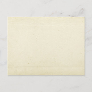Carte postale papier Vintage vide