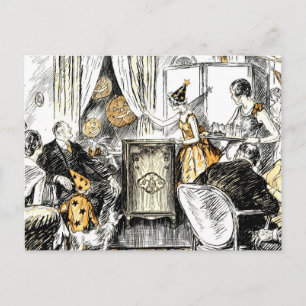 Carte Postale Papiers Vintages Halloween