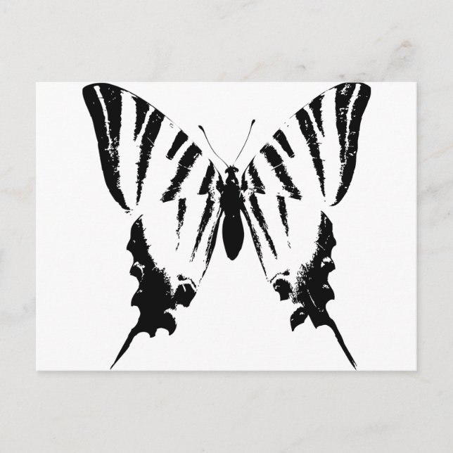 Carte Postale Papillon (Devant)