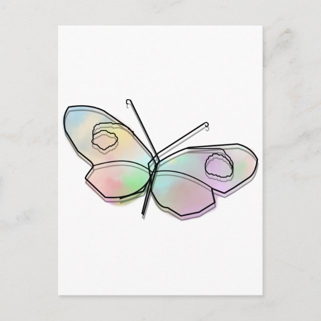 Carte Postale Papillon (Devant)