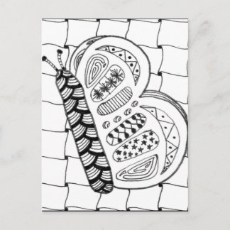 Carte postale papillon