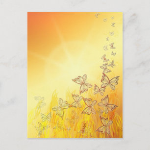 Carte postale papillon