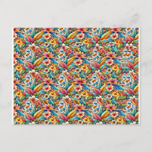 Carte Postale Papillon 1 Stéréogramme Magic Eye - Sans Enveloppe