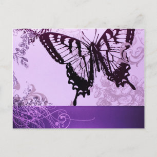 Carte Postale papillon chic bohème girly hipster