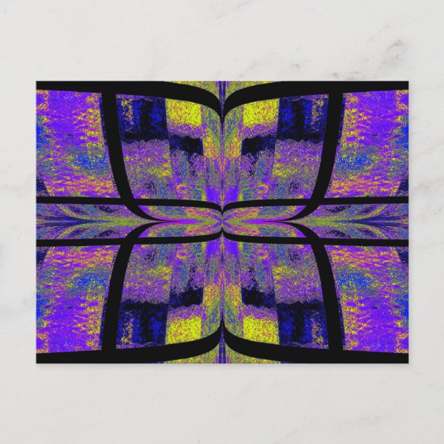 Carte Postale Papillon courbé 18 (Devant)