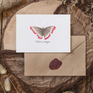 Carte Postale Papillon d'aquarelle Vintage Monarch