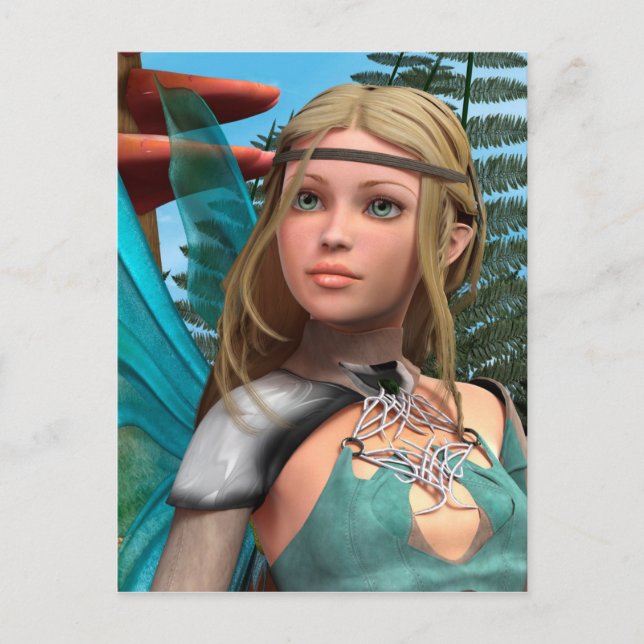 Carte Postale Papillon de fée (Devant)