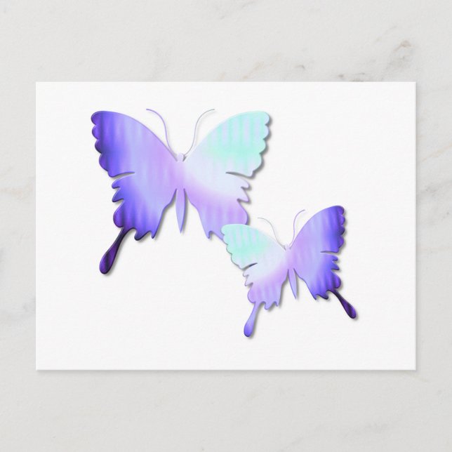 Carte postale Papillon Design (Devant)