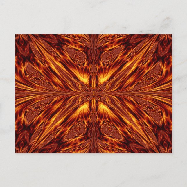 Carte Postale Papillon d'incendie (Devant)