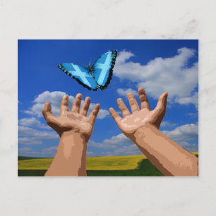 Carte postale Papillon écossais gratuit