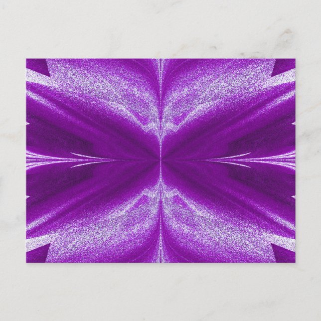 Carte Postale Papillon en violet (Devant)