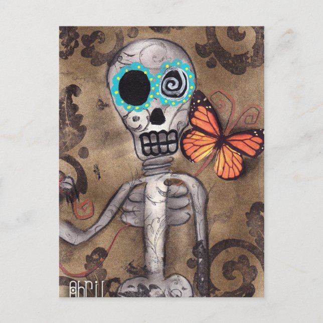 Carte Postale Papillon Marias (Devant)