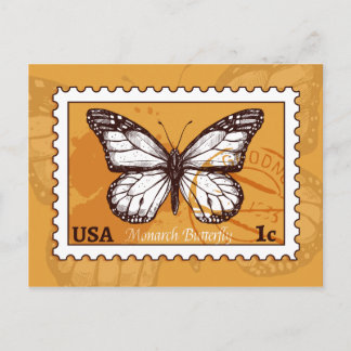 Carte Postale Papillon monarque