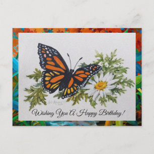 Carte Postale Papillon 'n Daisy