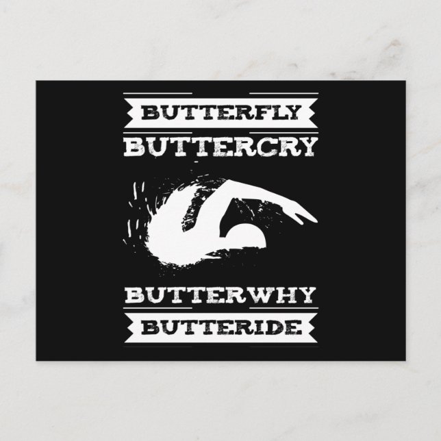 Carte Postale Papillon Papilloncry Papillonpourquoi - Conception (Devant)