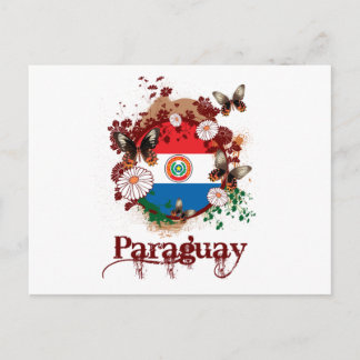 Carte Postale Papillon Paraguay