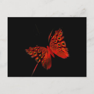 Carte Postale Papillon rouge