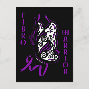 Carte Postale Papillon/Ruban...Fibro