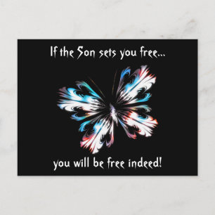 Carte Postale Papillon stylisé 2