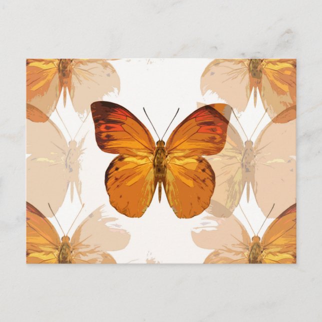 Carte Postale Papillons (Devant)