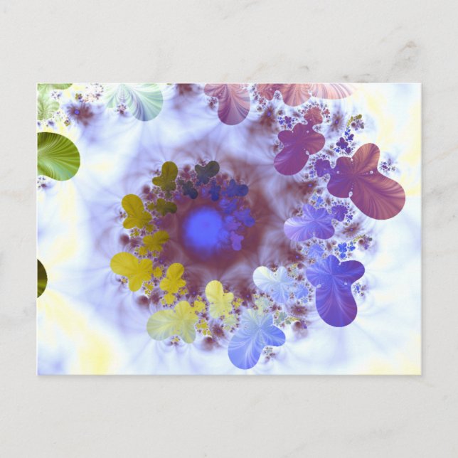 Carte Postale Papillons (Devant)