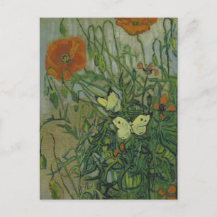 Carte Postale Papillons et papillons par Vincent van Gogh