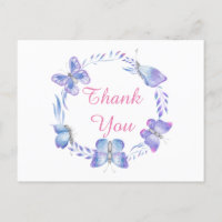 Papillons ronds Classy Merci Avec Enveloppes