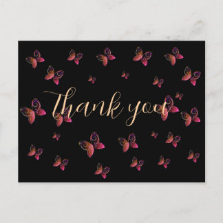Carte Postale papillons volants nature