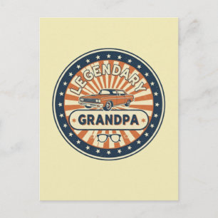 Carte Postale papy légendaire