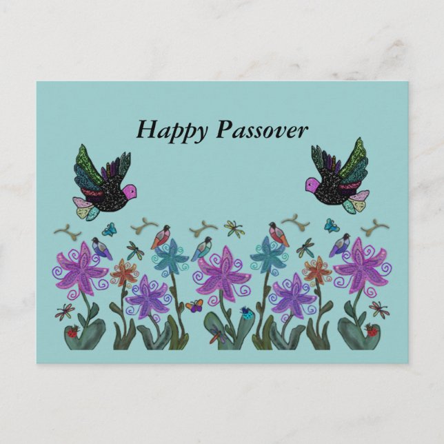 Carte Postale Pâque Véritable Liberté (Devant)