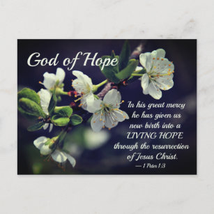 Carte Postale Pâques du Dieu de l'Espoir