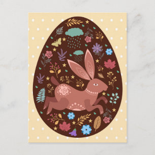 Carte Postale Pâques mignonnes