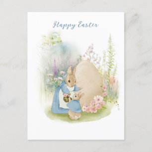 Carte postale Pâques Peter Rabbit